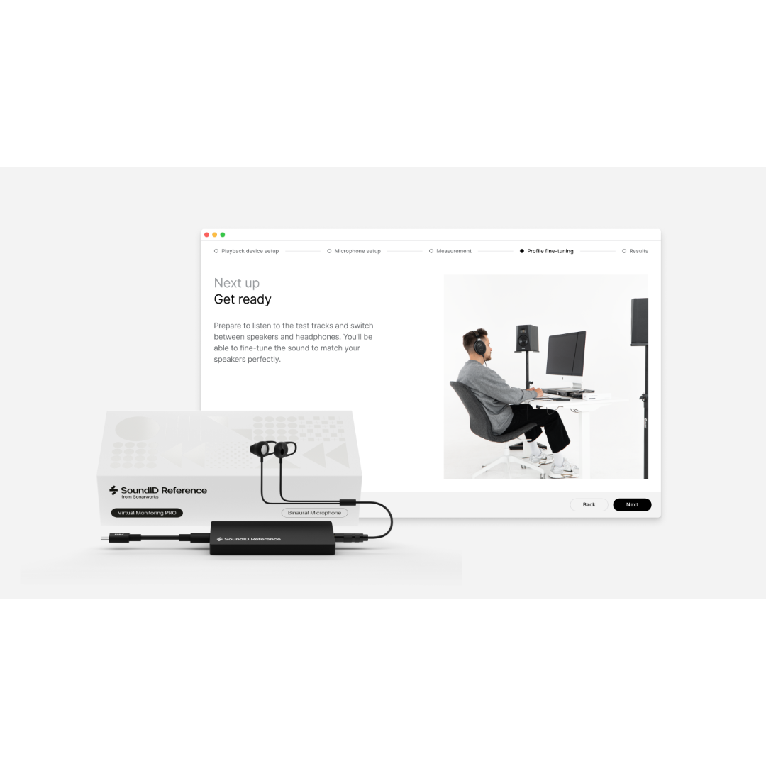 SoundID Reference Virtual Monitoring PRO + Binaural Mikrofon (SW5VMPE)