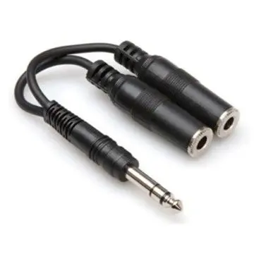 1/4'' TRS (M) - Dual 1/4'' TRS (F) Y-Kablo (YPP-118)