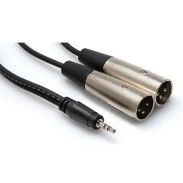 3.5 mm. TRS (M) - Dual XLR (M) Stereo Breakout Kablo 2 m (CYX-402M)