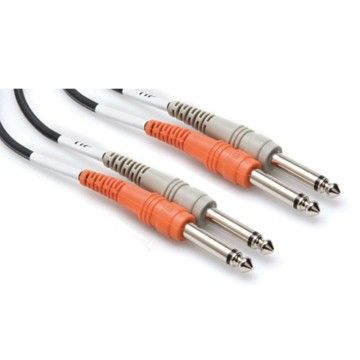 Dual 1/4'' TS (M) - 1/4'' TS (M) Balanssız Kablo 2 m (CPP-202)