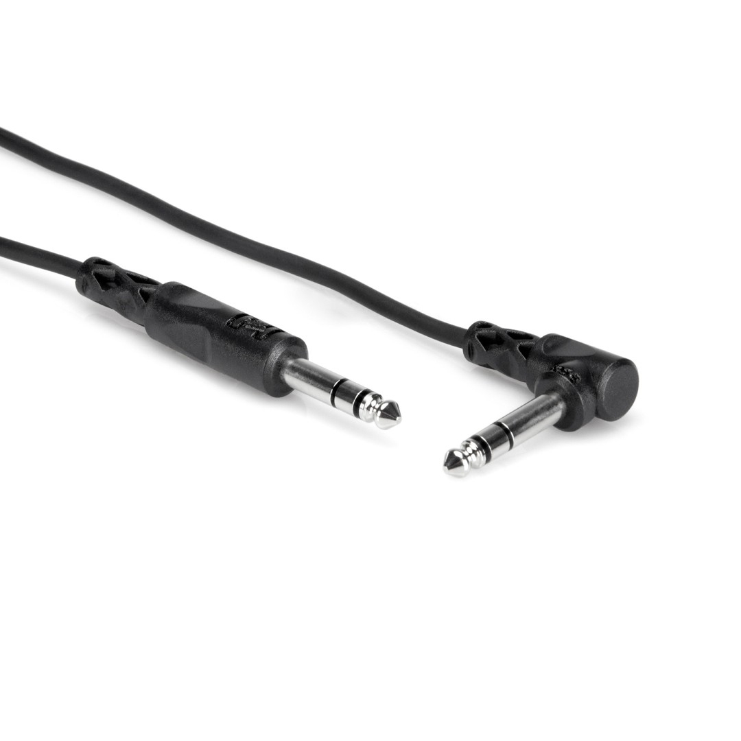 1/4" TRS (M) - 1/4" 90 Açılı TRS (M) Balanslı Kablo 90 cm (CSS-103R)