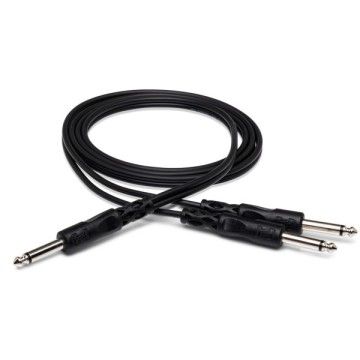 1/4"  TS Erkek - Dual 1/4"  TS  Erkek  Kablo 1,5m (CYP-105)