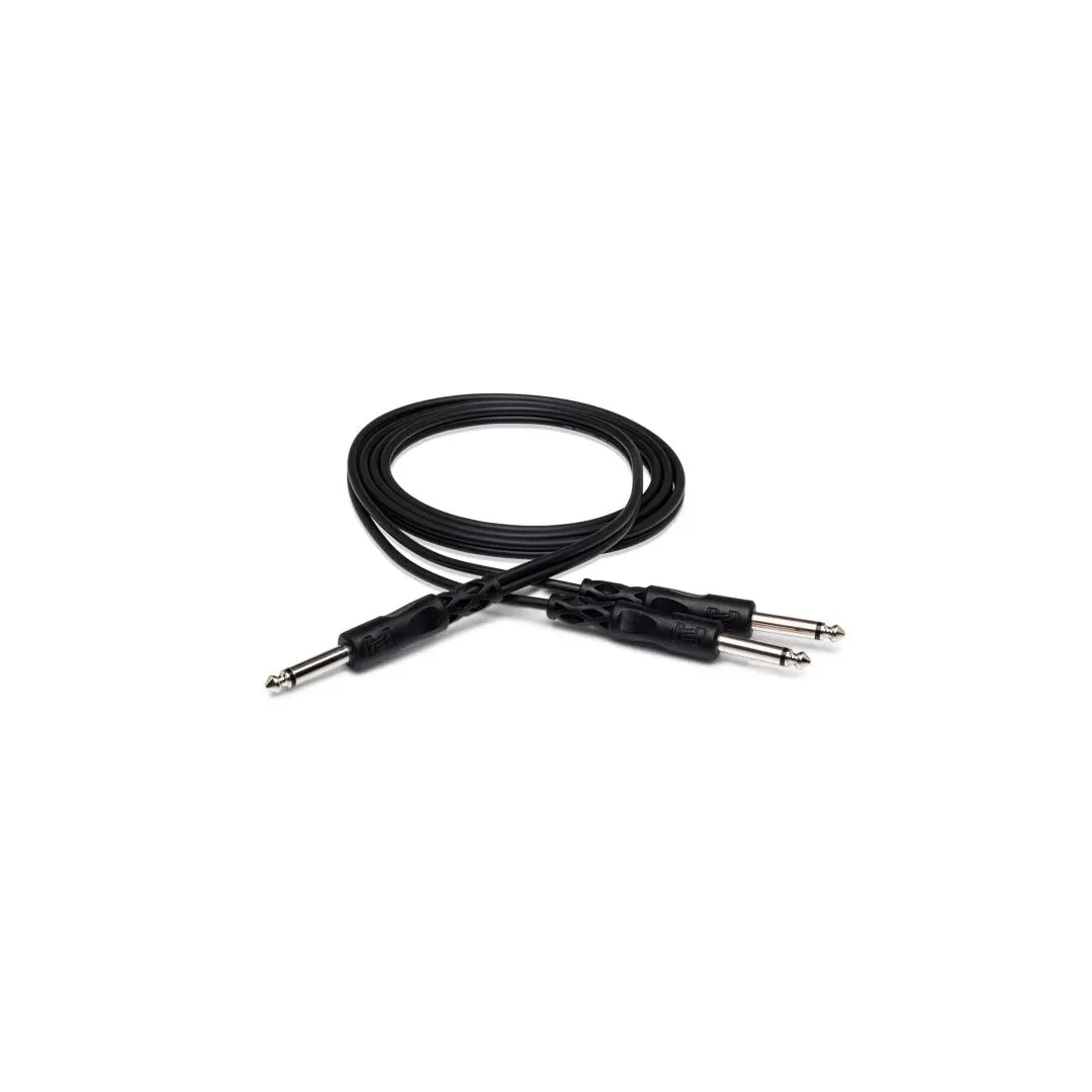 1/4"  TS Erkek - Dual 1/4"  TS  Erkek  Kablo 1,5m (CYP-105)
