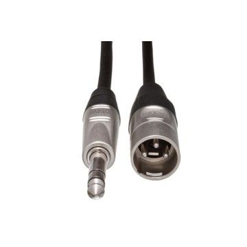 1/4'' TRS - XLR (M) Profesyonel Balanslı Kablo 6 m (HSX-020)