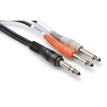 1/4'' TRS (M) - Dual 1/4'' TS (M) Insert Kablo 4 m (STP-204)