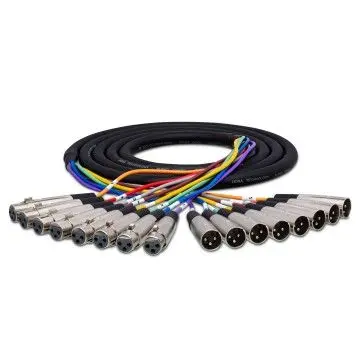 8'li Snake Kablo XLR3 Dişi - XLR3 Erkek (XLR-807)