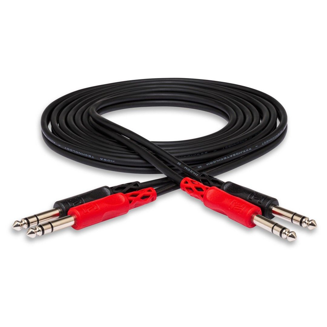 Dual 1/4" TRS (M) - 1/4" TRS (M) Balanslı Kablo 4 m (CSS-204)