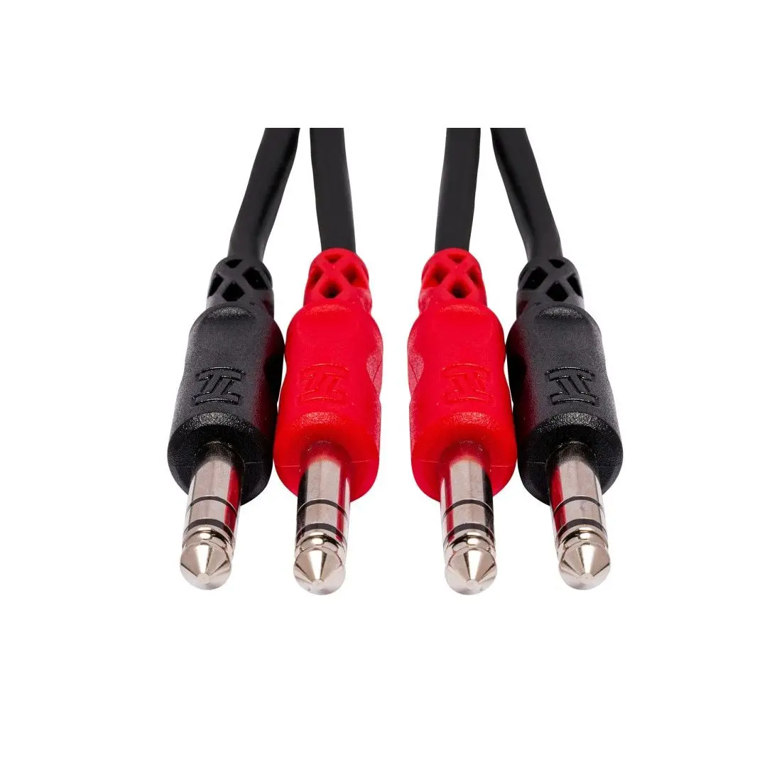 Dual 1/4" TRS (M) - 1/4" TRS (M) Balanslı Kablo 1 m (CSS-201)