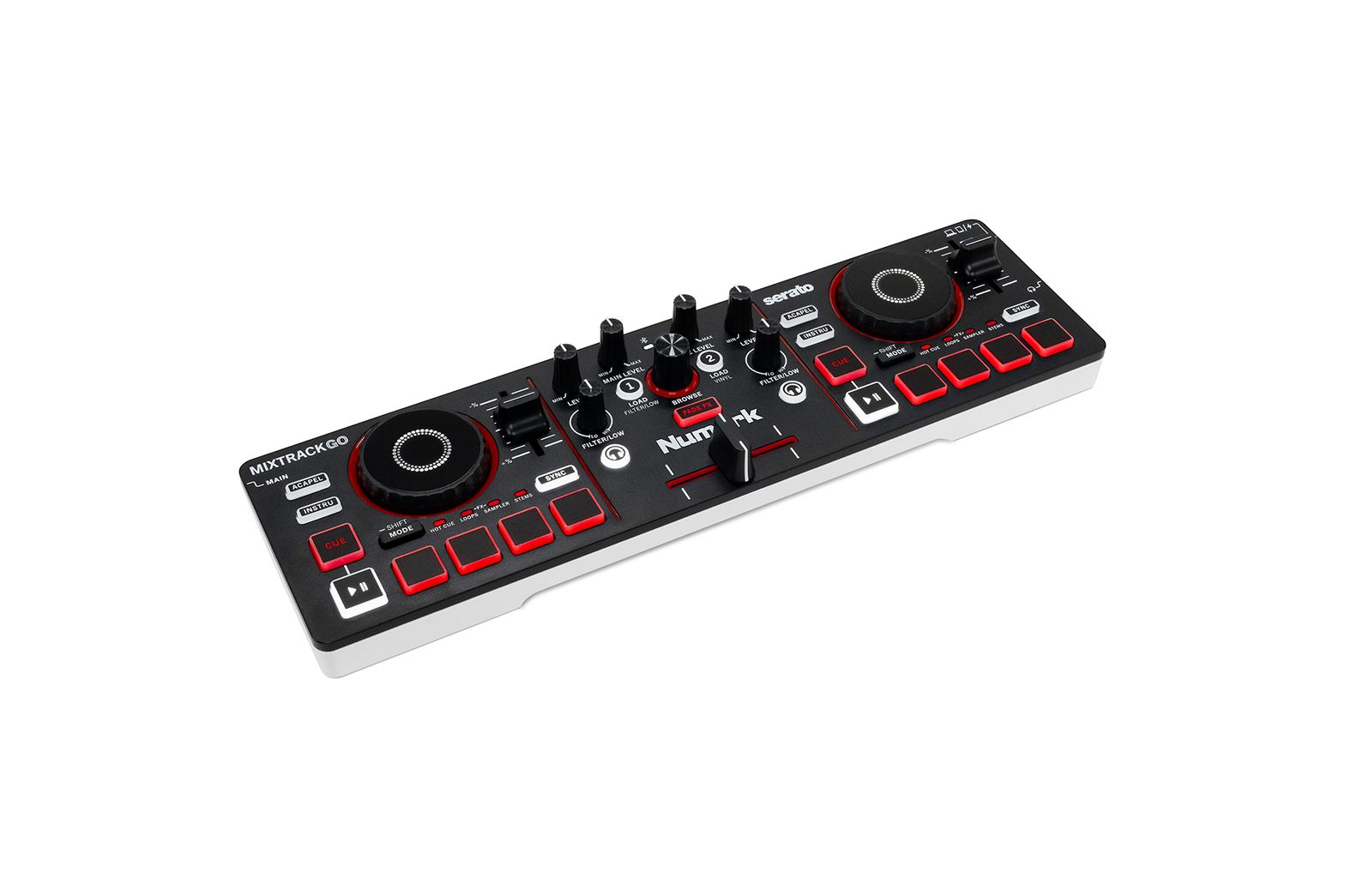 MixTrack Go Bluetooth sembolü ve bağlantı göstergesi