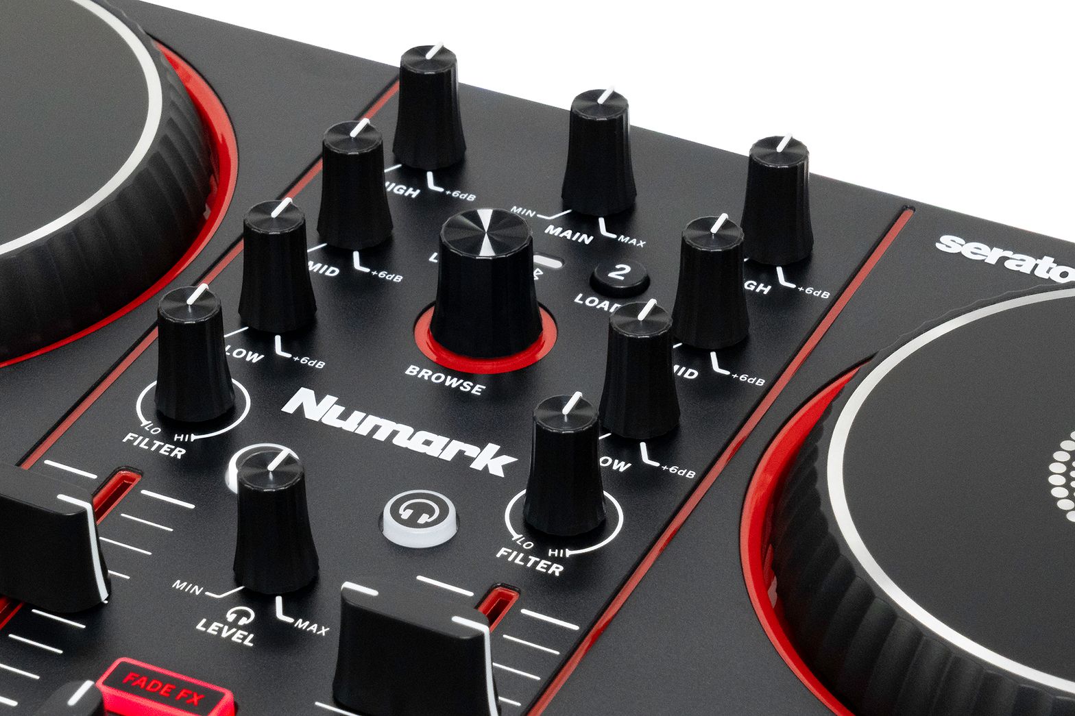 Fade FX butonu ve crossfader