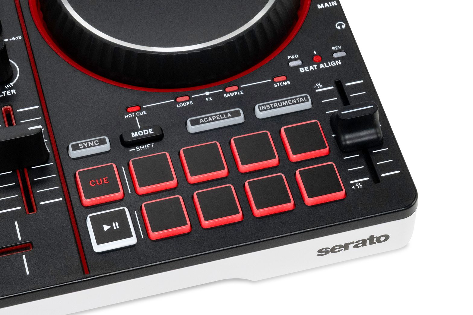 8 performance pad ve Stems kontrolleri