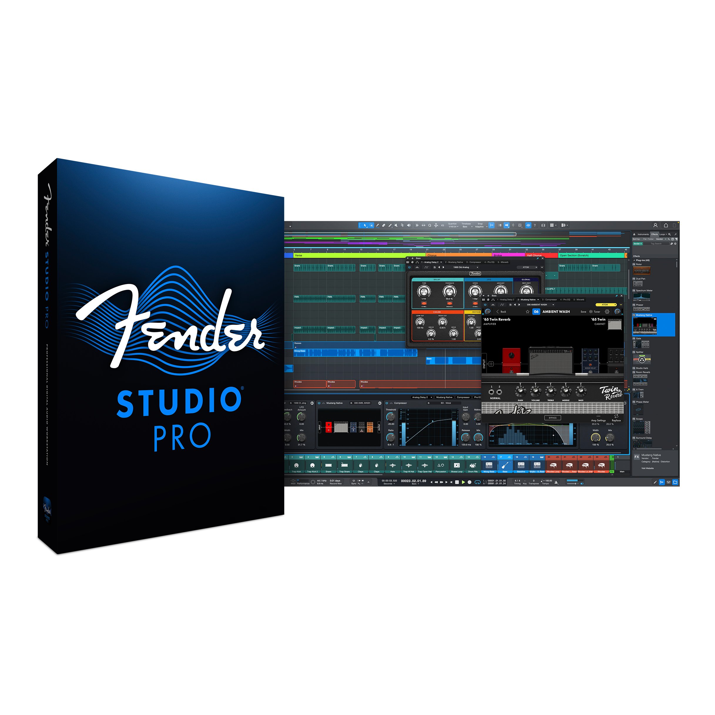 Fender Studio Pro entegrasyonu