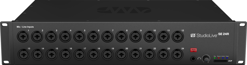 PreSonus StudioLive SE 24R Dijital Rack Mikser ön panel