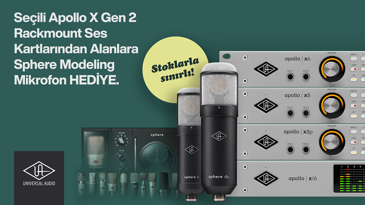 Universal Audio Apollo X Gen 2 Rackmount + Hediye Sphere