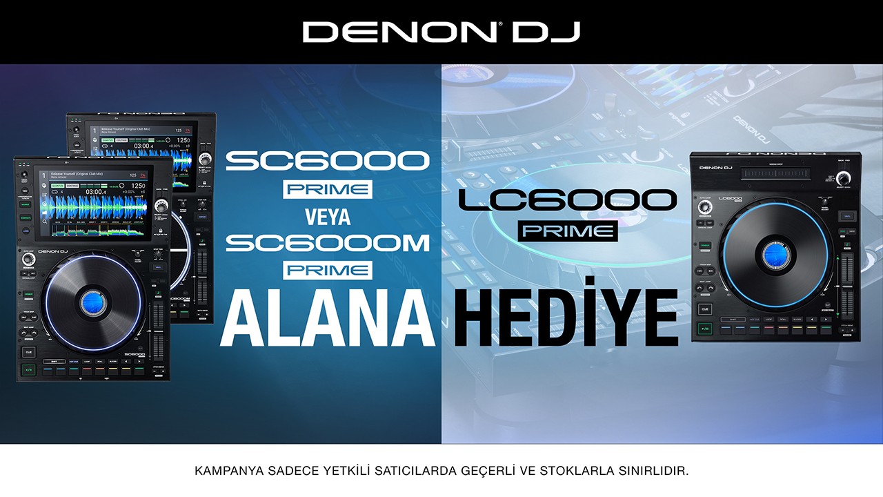 Denon DJ SC6000 Prime Alana LC6000 Prime Hediye